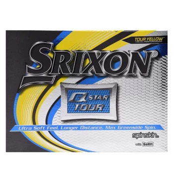 Srixon Q-Star 12 Pack of Golf Balls - Tour Yellow