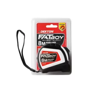 Dekton Fatboy 8M Magnetic Pro Auto Lock Tape Measure