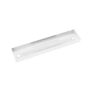 Elev8 lower cable channel with cover for back-to-back 1200mm desks - white