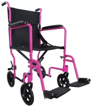 Aidapt Aluminium Compact Pink Transit Chair