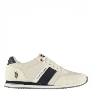 US Polo Assn Jason Runner Trainers - White OFF