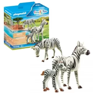 Playmobil Family Fun Zebras with Foal (70356)