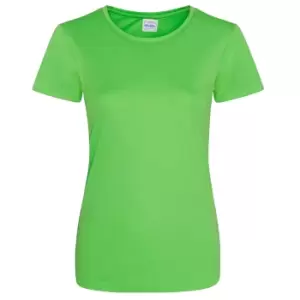 AWDis Just Cool Womens/Ladies Girlie Smooth T-Shirt (XS) (Lime)