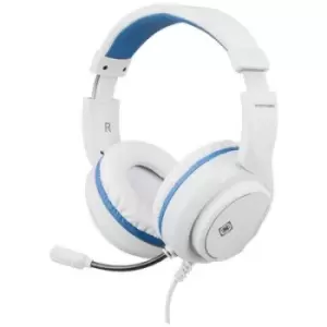 DELTACO GAMING GAM-127-W Gaming On-ear headset Corded (1075100) Stereo White