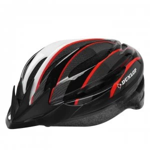 Dunlop Cycle Helmet - Red/Black