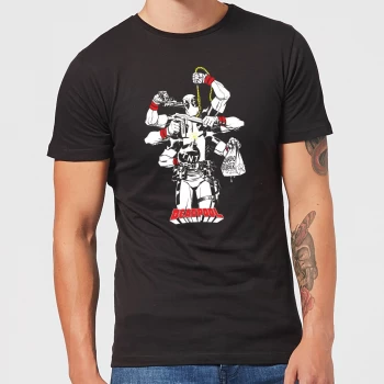 Marvel Deadpool Multitasking Mens T-Shirt - Black - 4XL - Black