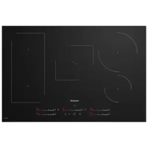 Blomberg MIX55487N 78cm 5 Zone Induction Hob in Black Glass Touch Cont