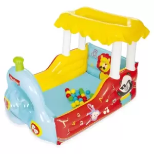 Bestway Fisher-price Kids Inflatable Train Ball Pit - 132 X 94 X 89 Cm
