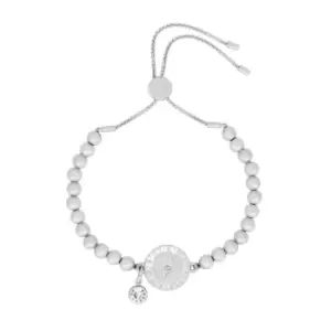 Silver 'Starlit Harmony' Disc Friendship Bracelet
