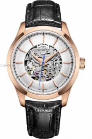 Mens Rotary Mecanique Skeleton Automatic Watch GS05036/06