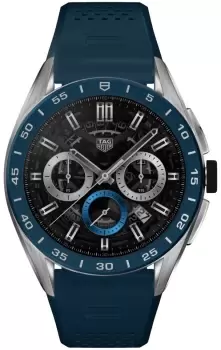 TAG Heuer Watch Connected Calibre E4 Blue 45 Rubber