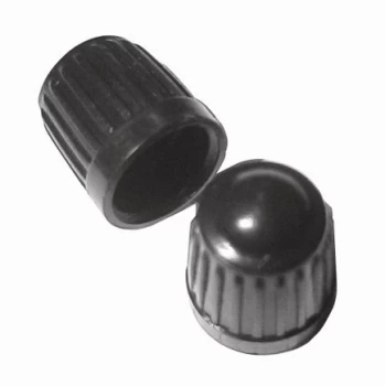 Car Dust Caps - Black - Pack Of 100 PTA135 PEARL CONSUMABLES