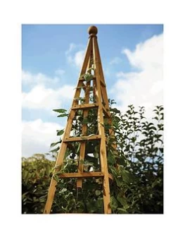 Smart Garden Large Woodland Obelisk - Tan 1.9M