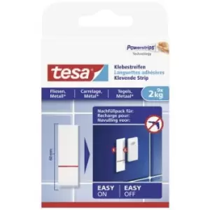 tesa 77760 Adhesive strips White Content: 9 pc(s)