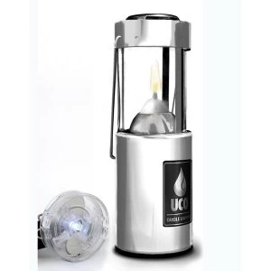 UCO 9 Hour Original Candle Lantern PLUS LED Aluminium