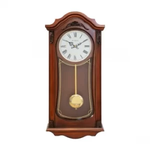 WILLIAM WIDDOP Wooden Pendulum Clock with Westminster Chime