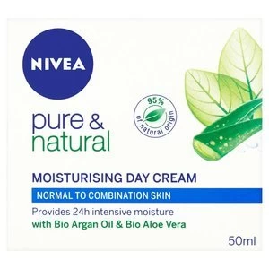 Nivea Pure and Natural Moisturising Cream Normal/Combination