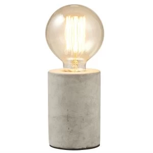 Gingersnap Mintage Concrete Table Lamp - Round