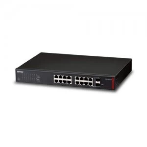Buffalo BS-GS2016 network switch Managed L2/L3 Gigabit Ethernet (10/100/1000) Black