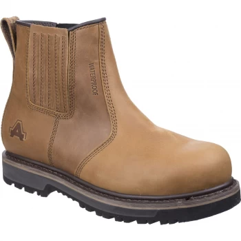 Amblers Mens Safety As232 Safety Boots Tan Size 7