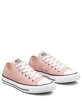 Converse Chuck Taylor All Star 50/50 Recycled Cotton Ox Plimsoll - Pink, Size 6, Women