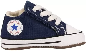 Converse Babies' Chuck Taylor All Star Cribster Soft Trainers - Navy - UK 2 Baby - Blue