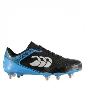 Canterbury Stampede 2.0 SG Mens Rugby Boots - Black/Blue