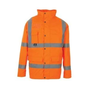 SuperTouch Medium High Visibility Breathable Jacket with 2 Band