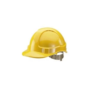 BBrand Comfort Vented Safety Helmet Yellow