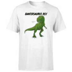 Bantersaurus Rex Mens T-Shirt - White - 3XL