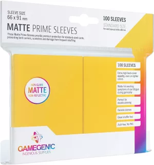 Gamegenic Prime 100 Sleeves Yellow