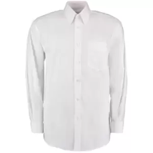 KK105 Mens 14.5" Long Sleeve White Oxford Shirt
