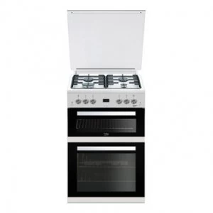 Beko EDG6L33W Double Oven Gas Cooker