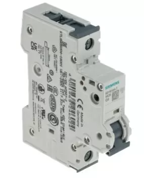 Siemens Sentron 4A MCB Mini Circuit Breaker1P Curve C, Breaking Capacity 6 kA