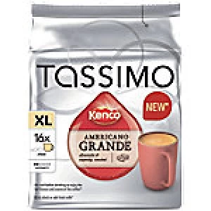 Tassimo Coffee Pods Americano Grande Americano Grande 16 Pieces