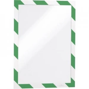 Durable 4944131 Ad frame Self Adhesive Green, White (W x H) 323mm x 236mm A4