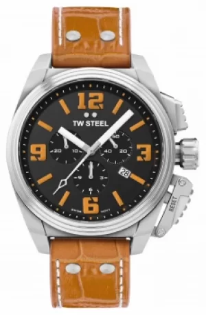 TW Steel Canteen Orange Leather Strap TW1012 Watch