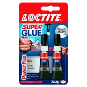 Loctite Super Glue Power Flex Gel 3g Pack of 2 2560191