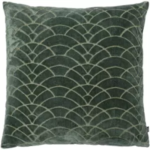 Ashley Wilde Dinaric Cushion Cover (One Size) (Fern/Dark Green)