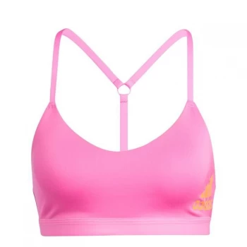 adidas All Me Light Support Training Bra - Screaming Pink