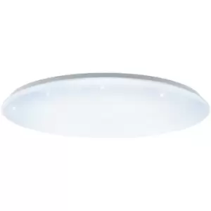 Eglo - Giron LED Flush Ceiling Light White Remote Control Included, cct