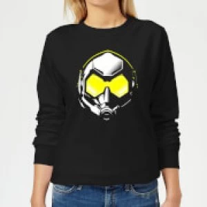 Ant-Man And The Wasp Hope Mask Womens Sweatshirt - Black - S