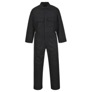 Biz Weld Mens Flame Resistant Overall Black Extra Large 34"