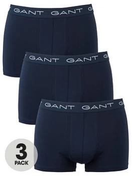 Gant 3 Pack Trunks - Navy Size M Men