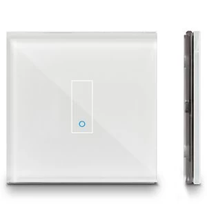 Iotty Smart Switch - Rectangular Model E, 1 Gang - White