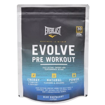 Everlast Evolve Pre-Workout Powder - Blue Rasp