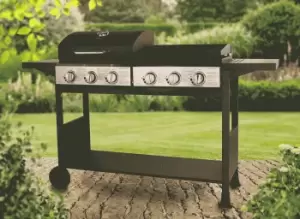 Tower Goucho Gas Bbq Grill With Plancha - Black
