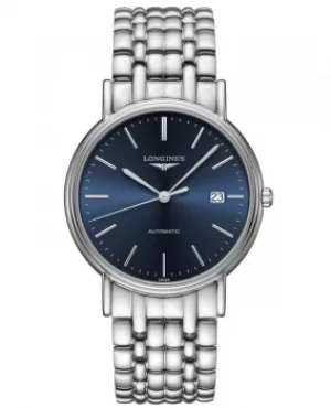Longines Presence Automatic Blue Dial Stainless Steel Mens Watch L4.921.4.92.6 L4.921.4.92.6