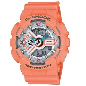 Casio G SHOCK Standard Analog Digital Watch GA 110DN 4A Orange