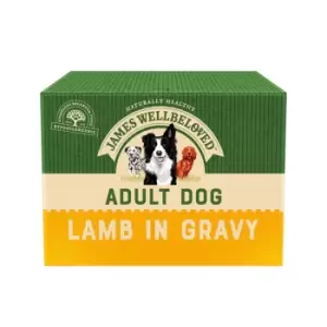 James Wellbeloved Adult Pouches - Mega Pack 80 x 150g - Lamb with Rice